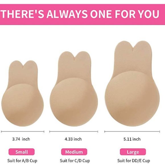 Adhesive Push Up Strapless Bra - Picture 9 of 11